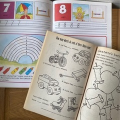 幼児向け　英語　塗り絵　ワークブックの画像