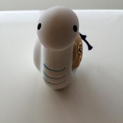 干支白蛇魔除け鈴付き置き物の画像