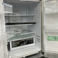 中古美品　日立　540L 6ドア冷蔵庫　ライトゴールド　2024年製　R-HW54V 公田店の画像