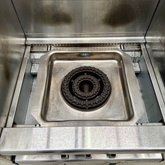 直接引き取り5%OFF インボイス登録店 使用僅か タニコー スープレンジ TAP-TGP-60 LPガス 幅630×奥行き600×高さ450 ﾊﾞｯｸｶﾞｰﾄﾞ800mm スープコンロ 業務用 美品 中古 612031の画像