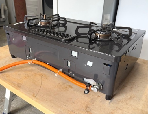 お引取り限定 21年製 パロマ LPガス用コンロ 2口ガステーブル IC-S87K