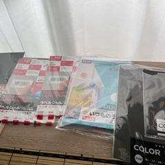 パソコン関係　ラベルシール　クラフト紙の画像