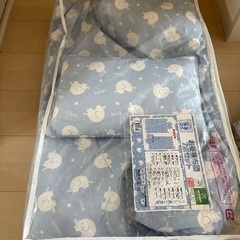 未使用品　子ども用　掛け布団　枕