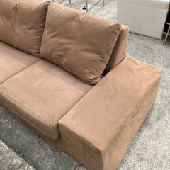 🉐【NOYES/ノイエス】ソファ　二人掛け　2人掛け　茶色　ブラウン　家具の画像