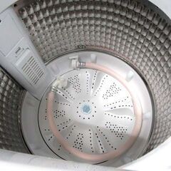 高年式!! 洗濯機 5.5kg 2024年製 Haier JW-U55B ホワイト系 全自動 単身 一人暮らし 家電 ハイアール 苫小牧西店の画像