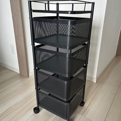【美品】 キッチンワゴン 中古品 W880×D460×H905 キャスター良好 美品】 キッチンワゴン 中古品 W880×D460×H905 キャスター良好