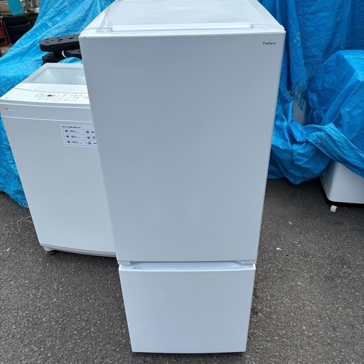 921 Y　SeIect 2ドア冷蔵庫 156L YRZ-F15J 2023年製 WH