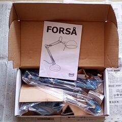 売ります　IKEA FORSA フォルソー　ワークランプ　ブルーの画像