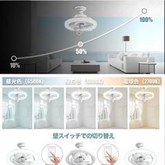 【小型・省エネ・芳香機能付き】シーリングファンライト E26口金 6-8畳 省エネの画像