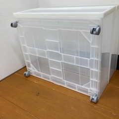 m270 無印良品 収納ケース・引出式・横ワイド 55cm幅 2段　の画像