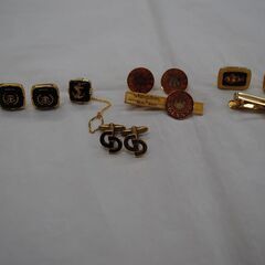 [1328]カフスボタン・タイクリップセット ディオールなど　コ...
