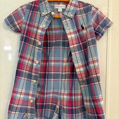 Ralph Lauren 半袖チェックシャツ 6M