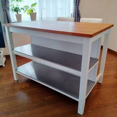 IKEA アイランドキッチン　STENSTORP ステンストルプ...