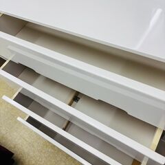 マルミツ チェスト タンス 衣類収納 ホワイトの画像