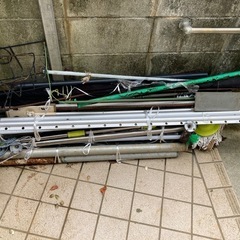 ※取引中※【無料】鉄パイプやアルミの棒など