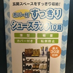 【値段交渉可】30足収納 シューズラックの画像