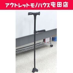 ショップジャパン クレバーケーン ロング 三点杖 全長78.5～...