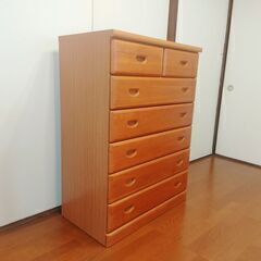 無料で差し上げます☆6段のタンス　使用はあまりしていません！！