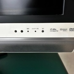 テレビとDVDプレーヤーの画像
