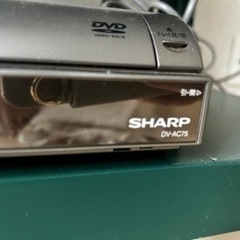 テレビとDVDプレーヤーの画像