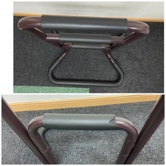立ち上がり補助手すり　手すり　3段階　中古品　ブラウン　介護用品　補助器具の画像