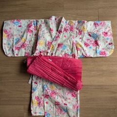 サンリオ☆キティちゃん柄ワンピース浴衣　110
