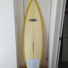 LOOSEショートボード フィン リーシュコード付 初級者でも乗りやすい