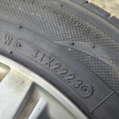処分価格！165/70R14 ホイール付き 夏タイヤ 23年製バリ溝！の画像