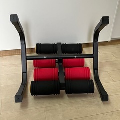 多機能 ヨガ フィットネス チェアー フォームローラー付き 美品 逆立ちいす ヨガチェア ミニインバージョンテーブルの画像