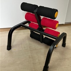 多機能 ヨガ フィットネス チェアー フォームローラー付き 美品 逆立ちいす ヨガチェア ミニインバージョンテーブルの画像