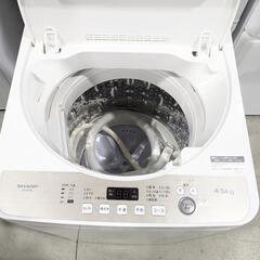 SHARP　4.5kg 全自動洗濯機　ES-GE4B-C 2018年製の画像