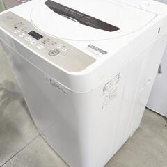 SHARP　4.5kg 全自動洗濯機　ES-GE4B-C 2018年製の画像