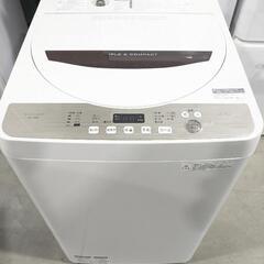SHARP　4.5kg 全自動洗濯機　ES-GE4B-C 2018年製