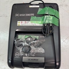 GBC シュレッダー 静音 家庭用 小オフィス用 自動細断A4コピー用紙130枚 連続使用約10分 ダストボックス26L オートフィード時約200枚収容 マイクロクロスカット オートフィードシュレッダ マイクロ GCS130AFM-B ブラックの画像
