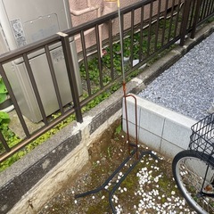 自転車スタンドサビあり