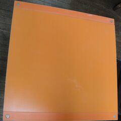 セール中につき、通常特価987円より半額の493円!　1段カラーボックス　オレンジの画像