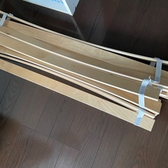 【お譲り先決まりました】IKEA シングルベッドフレーム＋スノコの画像