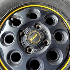 145/80R12  80/70Nアルミホイル付きの画像