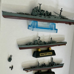 戦艦キットコレクション エフトイ 食玩ミニプラモデル　色々まとめての画像