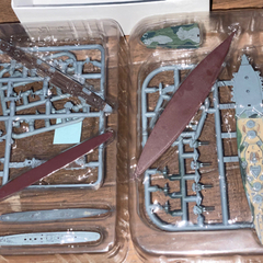 戦艦キットコレクション エフトイ 食玩ミニプラモデル　色々まとめての画像