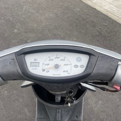 YAMAHA JOG SA16J リモコンジョグ 2スト 2st ディスクブレーキ ヤマハ 原付 実動 オイル満タン SA11J 4JP 4LV 3YK 3KJ アプリオ ZR エボ の画像