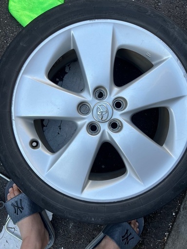 プリウス純正 17インチ ホイール＆タイヤ4本セット214/45R17