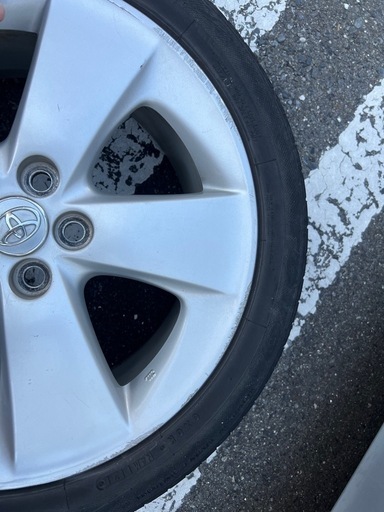 プリウス純正 17インチ ホイール＆タイヤ4本セット214/45R17
