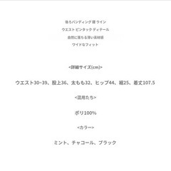 スラックス チャコールグレーの画像