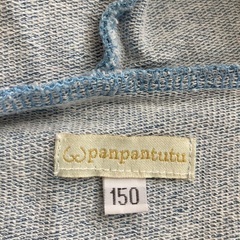 panpantutu パーカー　デニム色　150cmの画像