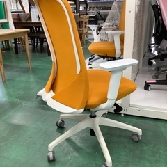 家具ならトレファク吉川店！！   Palmwork  ワークチェアー　イエローの画像