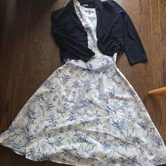 LAURA ASHLEYの半袖ブルー系ワンピースの画像
