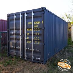 20ft 海上コンテナ 新品 ワンウェイ ガレージ 倉庫 物置 ...