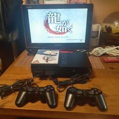 【稼働品】PS2 SCPH-30000 すぐに遊べるセット 龍が...