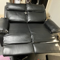 【0円】※動作確認済み※電動リクライニングソファの画像